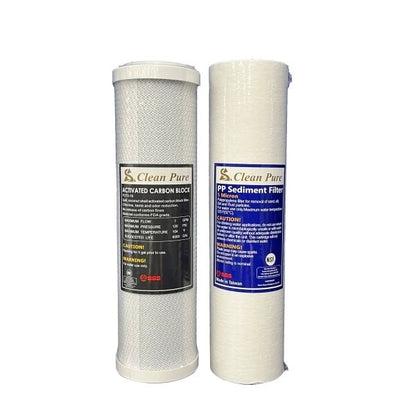 Under Sink Twin Water filter system Ready to installed - nano silver filter - WATER FILTER DISTRIBUTORS