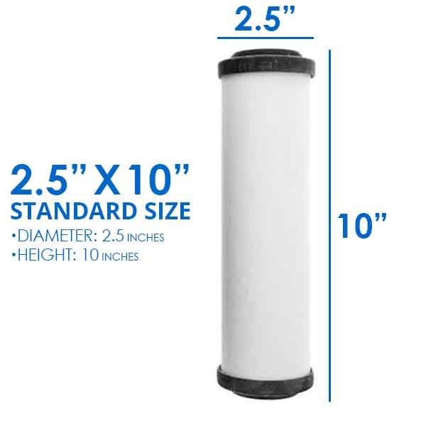 Undersink Water Filter Cartridges Doulton W9223006, Omnipure OMB934 5 MIC, Sediment Filter - Complete Set - WATER FILTER DISTRIBUTORS