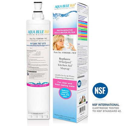 Whirlpool 4396547 4396508 4396508WF Fridge Filter by Aqua Blue H20 - WATER FILTER DISTRIBUTORS