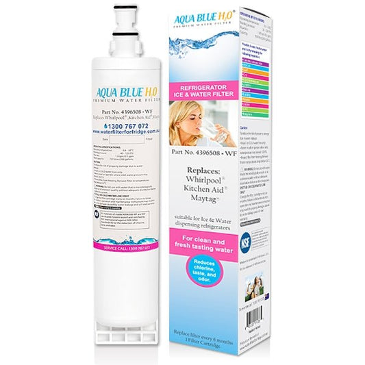 Whirlpool 4396547 4396508 4396508WF Fridge Filter by Aqua Blue H20 - WATER FILTER DISTRIBUTORS