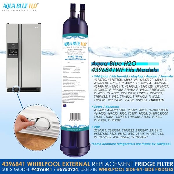 Whirlpool 4396841 Replacement 4396841WF - WATER FILTER DISTRIBUTORS