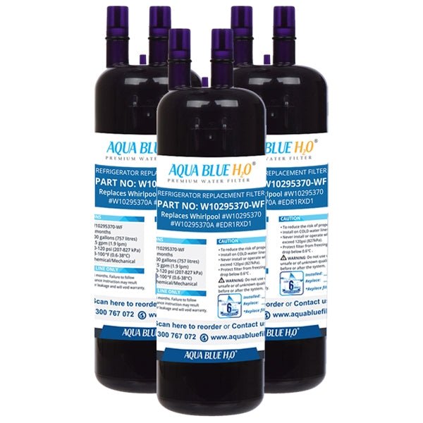 Whirlpool W10295370 EDR1RXD1 Fridge Filter Generic AQUA BLUE H20 - WATER FILTER DISTRIBUTORS