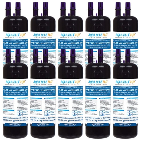Whirlpool W10295370 EDR1RXD1 Fridge Filter Generic AQUA BLUE H20 - WATER FILTER DISTRIBUTORS