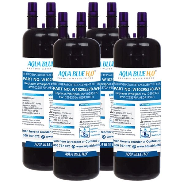 Whirlpool W10295370 EDR1RXD1 Fridge Filter Generic AQUA BLUE H20 - WATER FILTER DISTRIBUTORS