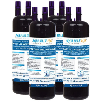 Whirlpool W10295370 EDR1RXD1 Fridge Filter Generic AQUA BLUE H20 - WATER FILTER DISTRIBUTORS