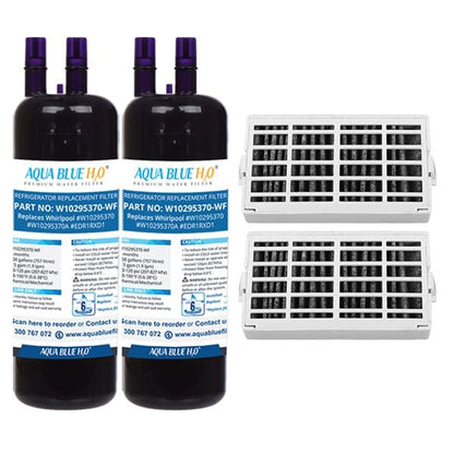 Whirpool Air FilterW10311524 +W10295370 Set by Aqua Blue H20 - WATER FILTER DISTRIBUTORS