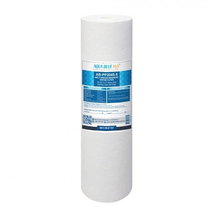 Whole House filter 20" x 4.5" TRIPLE Water System Stainless Steel Free Standing Option - WATER FILTER DISTRIBUTORS