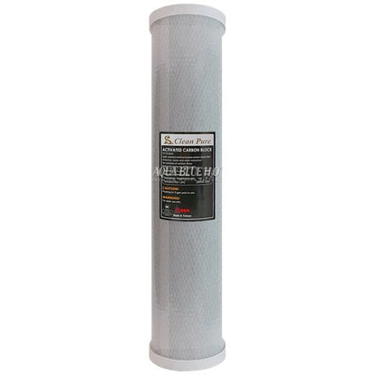 Whole House filter 20" x 4.5" TRIPLE Water System Stainless Steel Free Standing Option - WATER FILTER DISTRIBUTORS