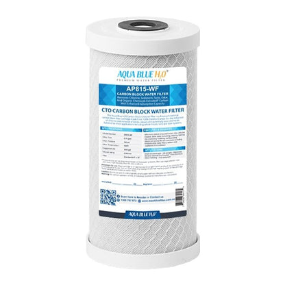 Whole House Water Filter System Carbon 10" Big Blue replacement filter - WATER FILTER DISTRIBUTORS