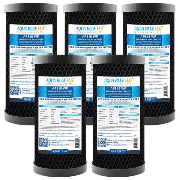 Whole House Water Filter System Carbon Block 10mic 10"x4.5" Replacement Filter - WATER FILTER DISTRIBUTORS
