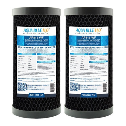 Whole House Water Filter System Carbon Block 10mic 10"x4.5" Replacement Filter - WATER FILTER DISTRIBUTORS