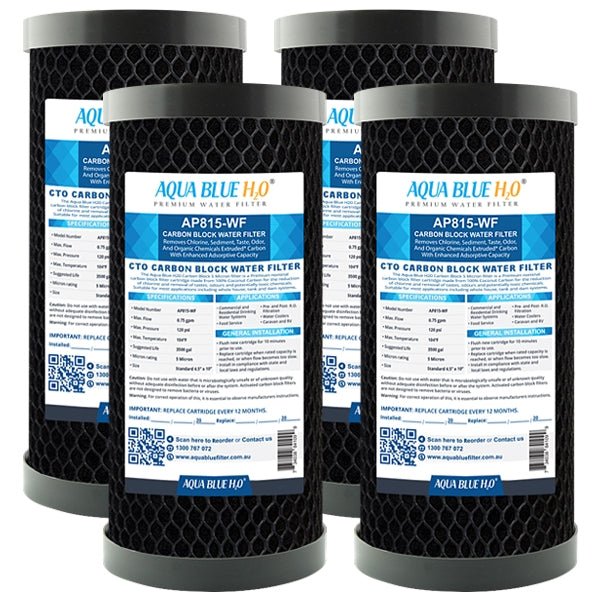 Whole House Water Filter System Carbon Block 10mic 10"x4.5" Replacement Filter - WATER FILTER DISTRIBUTORS
