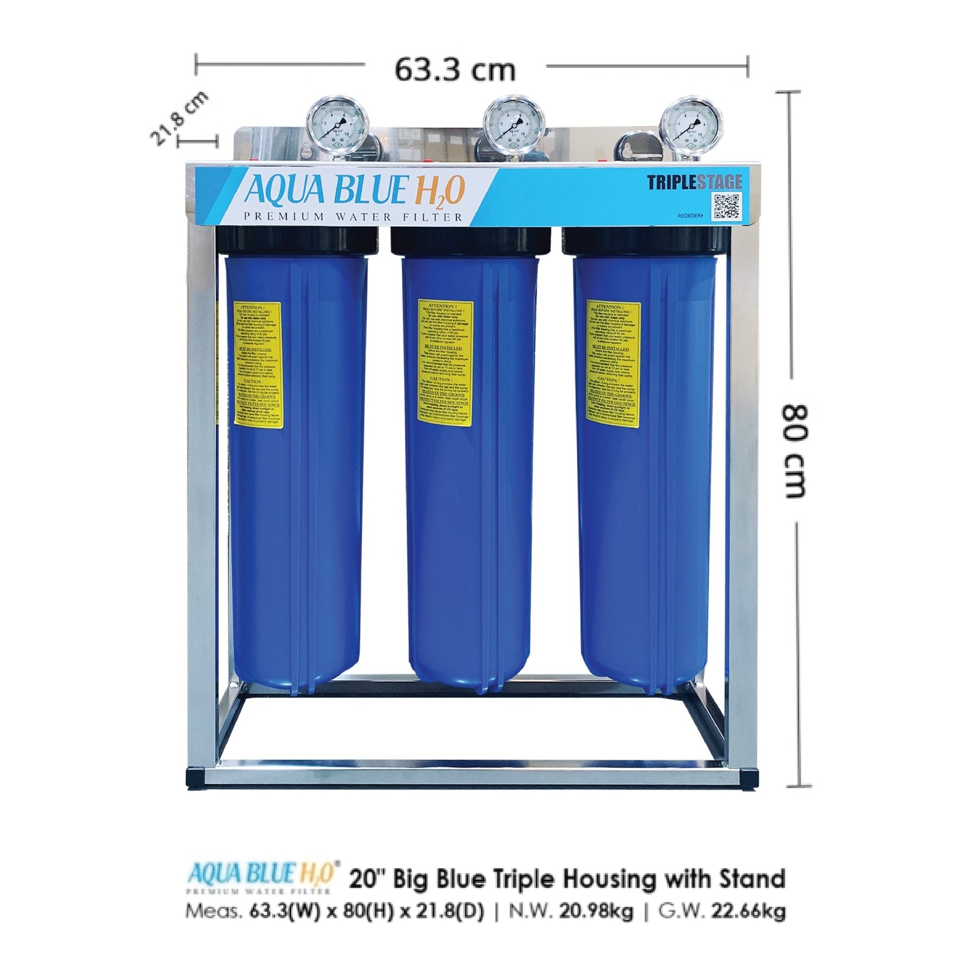 Whole House Water Filters with Surfmist Cover Triple 99% eliminate bacteria - WATER FILTER DISTRIBUTORS