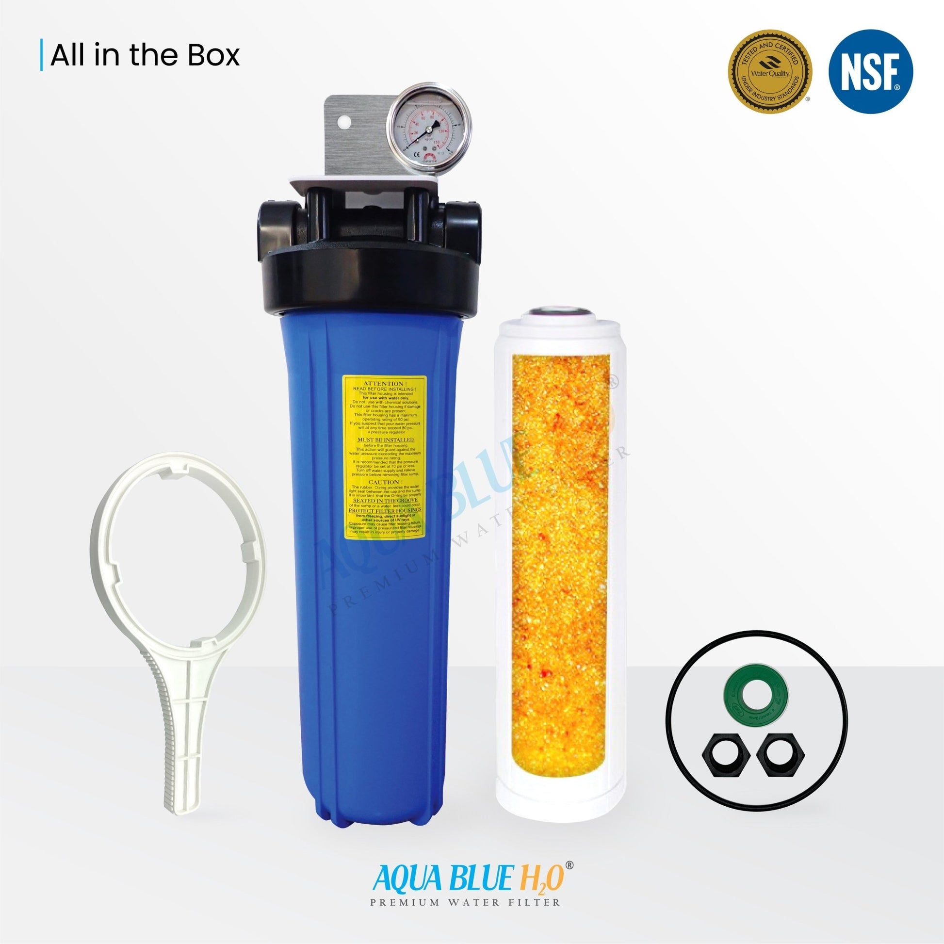 whole house water softener filtration system 20x4.5 - WATER FILTER DISTRIBUTORS