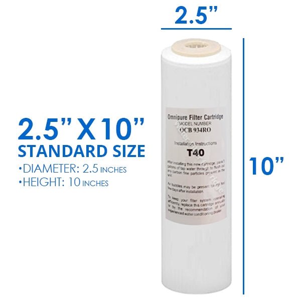Whole House Water System with Omnipure OCB934 RO T40 GAC Water Filter - WATER FILTER DISTRIBUTORS