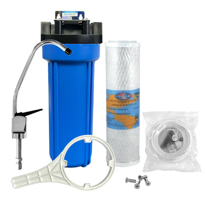 Whole House Water System with Omnipure OMB934 5 Mic, Reverse Osmosis Faucet, Connection Kit Set - WATER FILTER DISTRIBUTORS