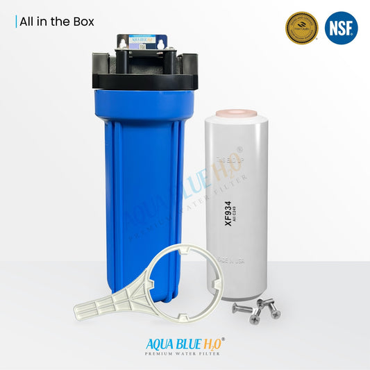 Whole House Water System with Omnipure XF934 Fluoride Reduction Filter - WATER FILTER DISTRIBUTORS