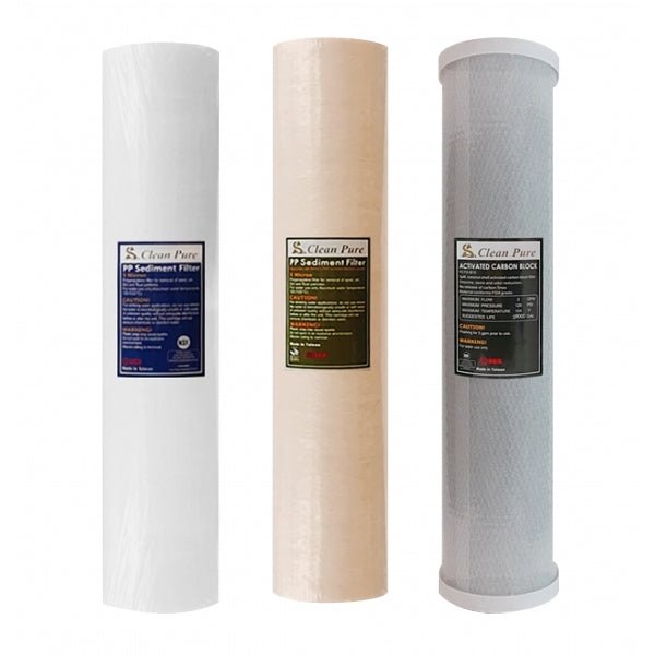 Wholehouse water system High Performance Triple Stage with Stainless Steel cover Watermarked - WATER FILTER DISTRIBUTORS