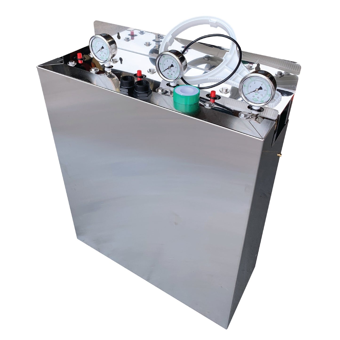 Wholehouse water system High Performance Triple Stage with Stainless Steel cover Watermarked - WATER FILTER DISTRIBUTORS