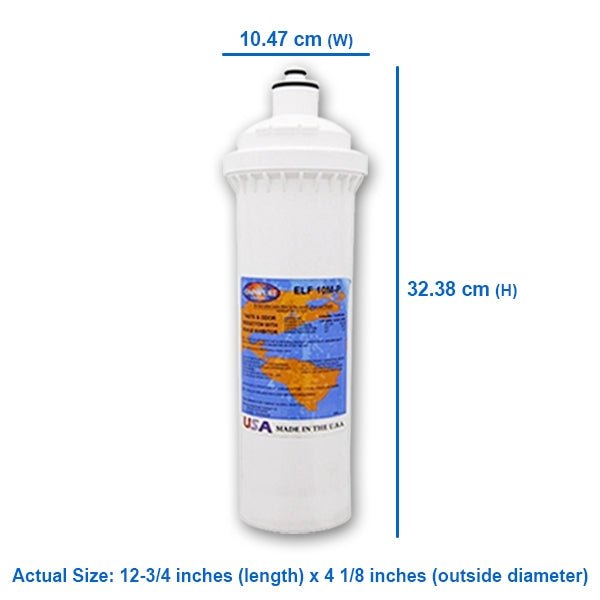 X6 - R replacement filter by Omnipure ELF10M WITH HEADER - WATER FILTER DISTRIBUTORS