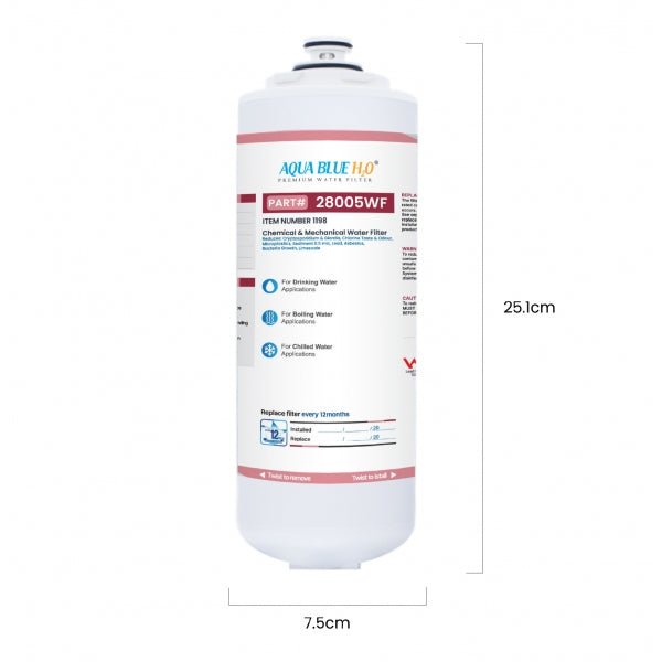 ZIP 28005 Compatible Sub Micron Triple Action Water Filter - WATER FILTER DISTRIBUTORS