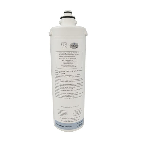ZIP 91241 5 Micron Tripe Action Water Filter Genuine Zip Filter - WATER FILTER DISTRIBUTORS