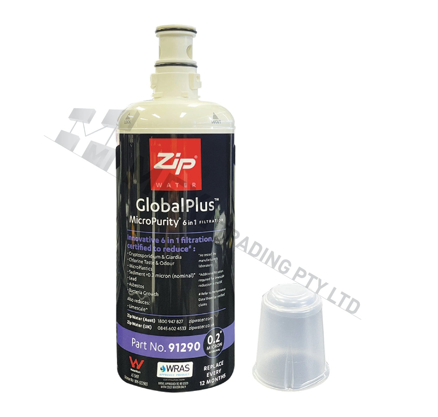 Zip 91289 Global Plus 0.2 - Micron Filter Cartridge Genuine Zip Filter - WATER FILTER DISTRIBUTORS