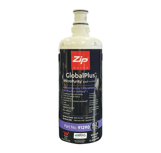 Zip 91289 Global Plus 0.2 - Micron Filter Cartridge Genuine Zip Filter - WATER FILTER DISTRIBUTORS