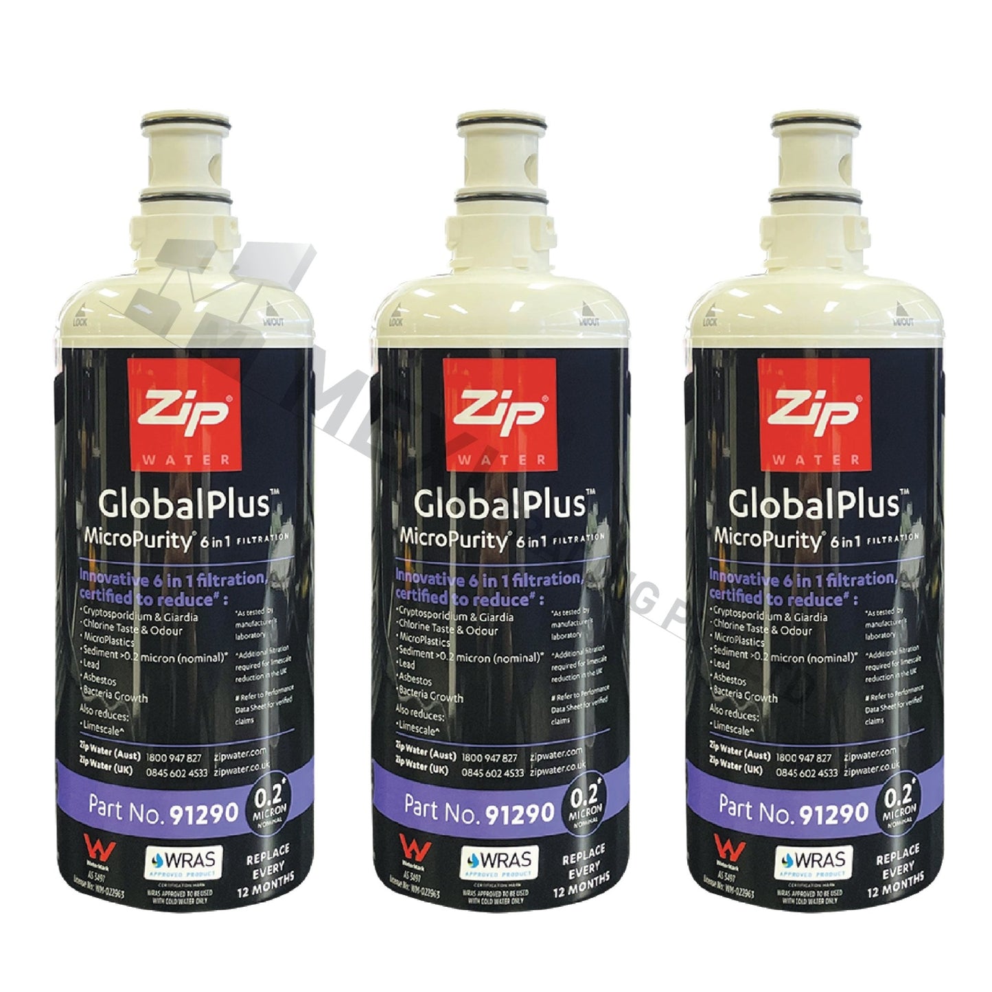 Zip 91290 GlobalPlus 0.2 - Micron Filter Cartridge Genuine Zip Filter - WATER FILTER DISTRIBUTORS