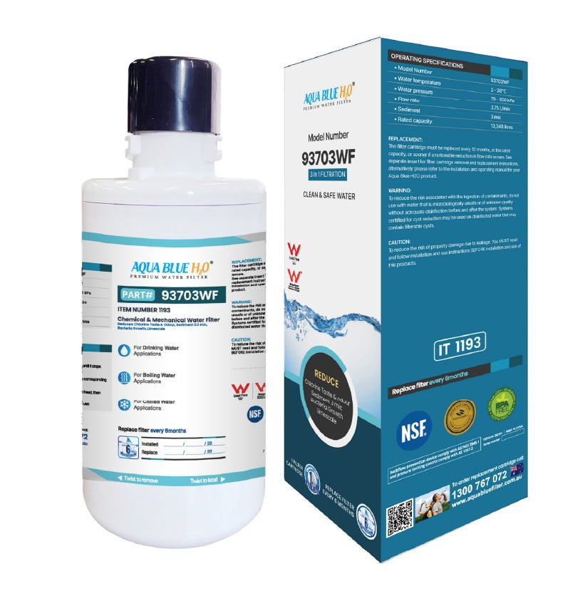 Zip 93703 Generic MicroPurity Water Filter Cartridge 3 Micron - WATER FILTER DISTRIBUTORS