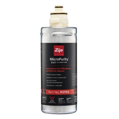 Zip 93703 Genuine MicroPurity Water Filter Cartridge 3 Micron 1.5 SIZE - WATER FILTER DISTRIBUTORS