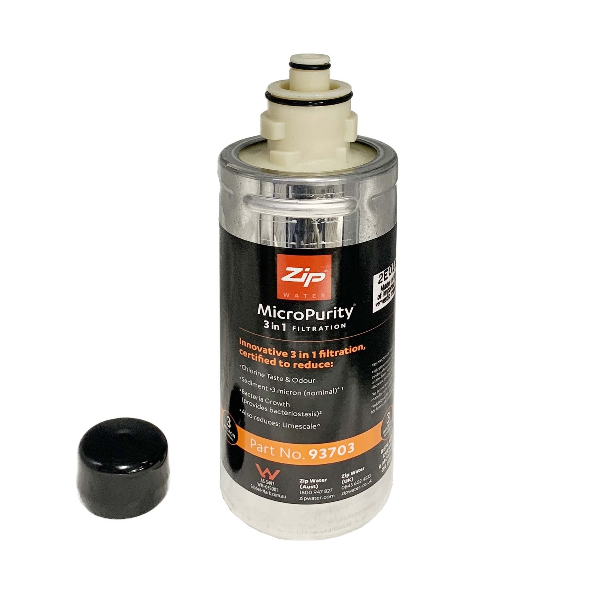 Zip 93703 Genuine MicroPurity Water Filter Cartridge with Zip 91295 Sparkling Replacement Cartridge - WATER FILTER DISTRIBUTORS