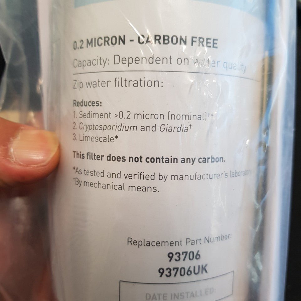 Zip 93706 Genuine MicroPurity HydroTap G4 Water Filter 0.2 Micron - WATER FILTER DISTRIBUTORS