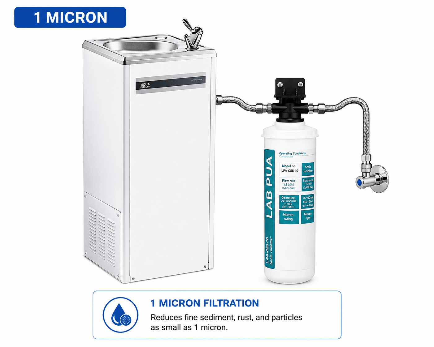 Zip EconoMaster 60 B 19 Freestanding Chilled Water System – Bubbler – EM1503-1 - WATER FILTER DISTRIBUTORS