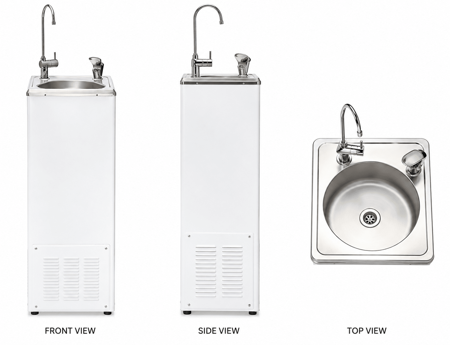 Zip EconoMaster 60 BCF Chilled Drinking Fountain | Bubbler & Carafe, Commercial (EM1501-1) - WATER FILTER DISTRIBUTORS