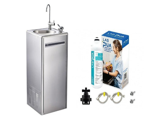 Zip Economaster Fountain 60 Glass Bubbler/Carafe (EM1505 - 1) with Labpua filter Kit - WATER FILTER DISTRIBUTORS