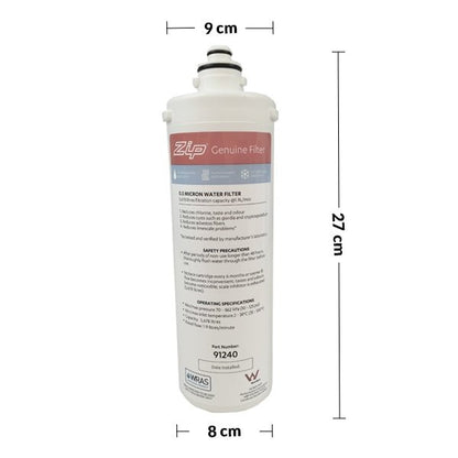 ZIP Genuine 91240 Sub - Micron Triple Action Water Filter - WATER FILTER DISTRIBUTORS