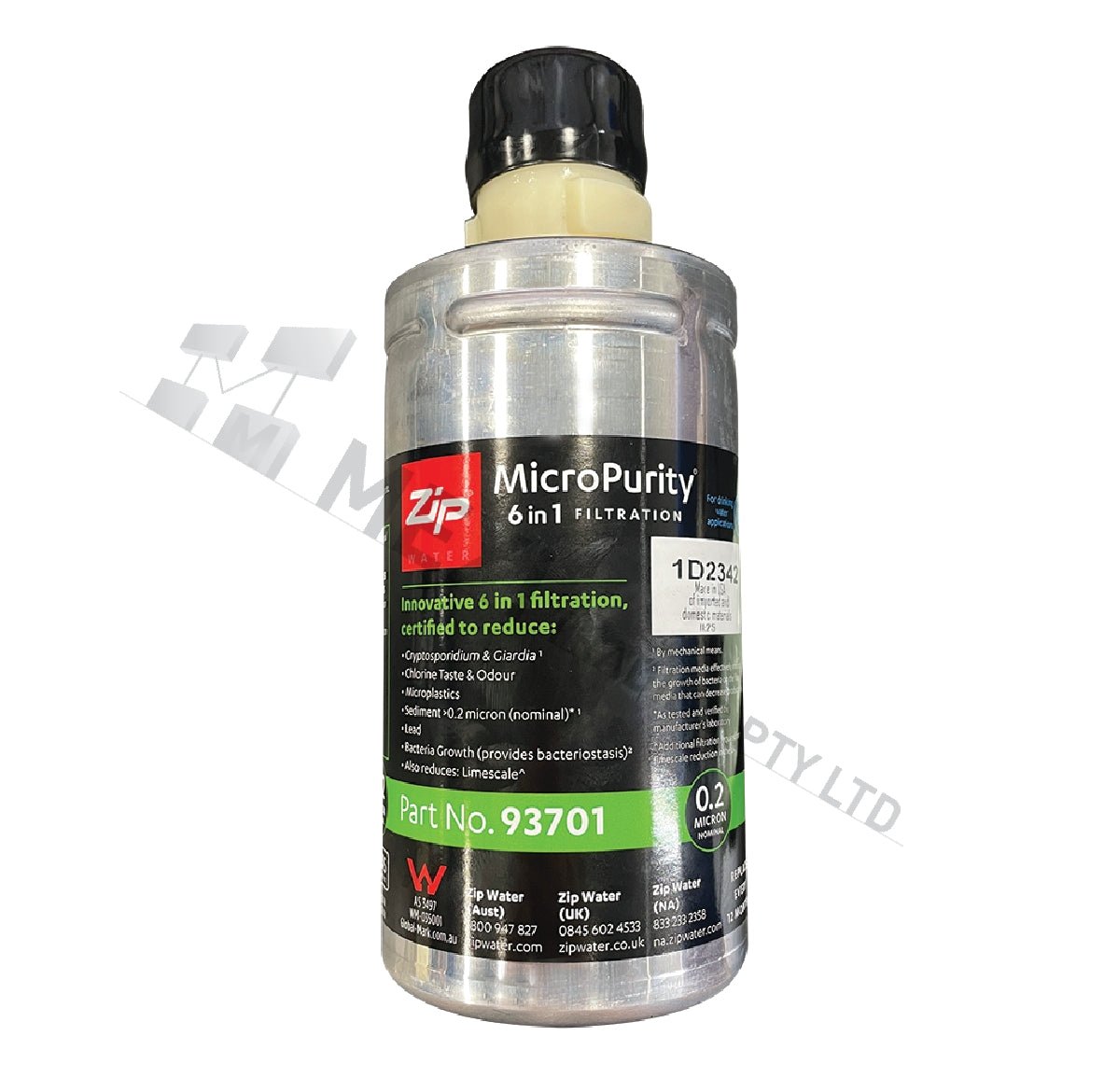 Zip GENUINE MicroPurity 93701 Residential Hydrotap Water Filter - 0.2 Micron - WATER FILTER DISTRIBUTORS