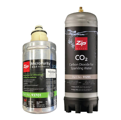 Zip Genuine MicroPurity 93701 Residential Hydrotap Water Filter with Zip 91295 Sparkling Replacement Cartridge - WATER FILTER DISTRIBUTORS