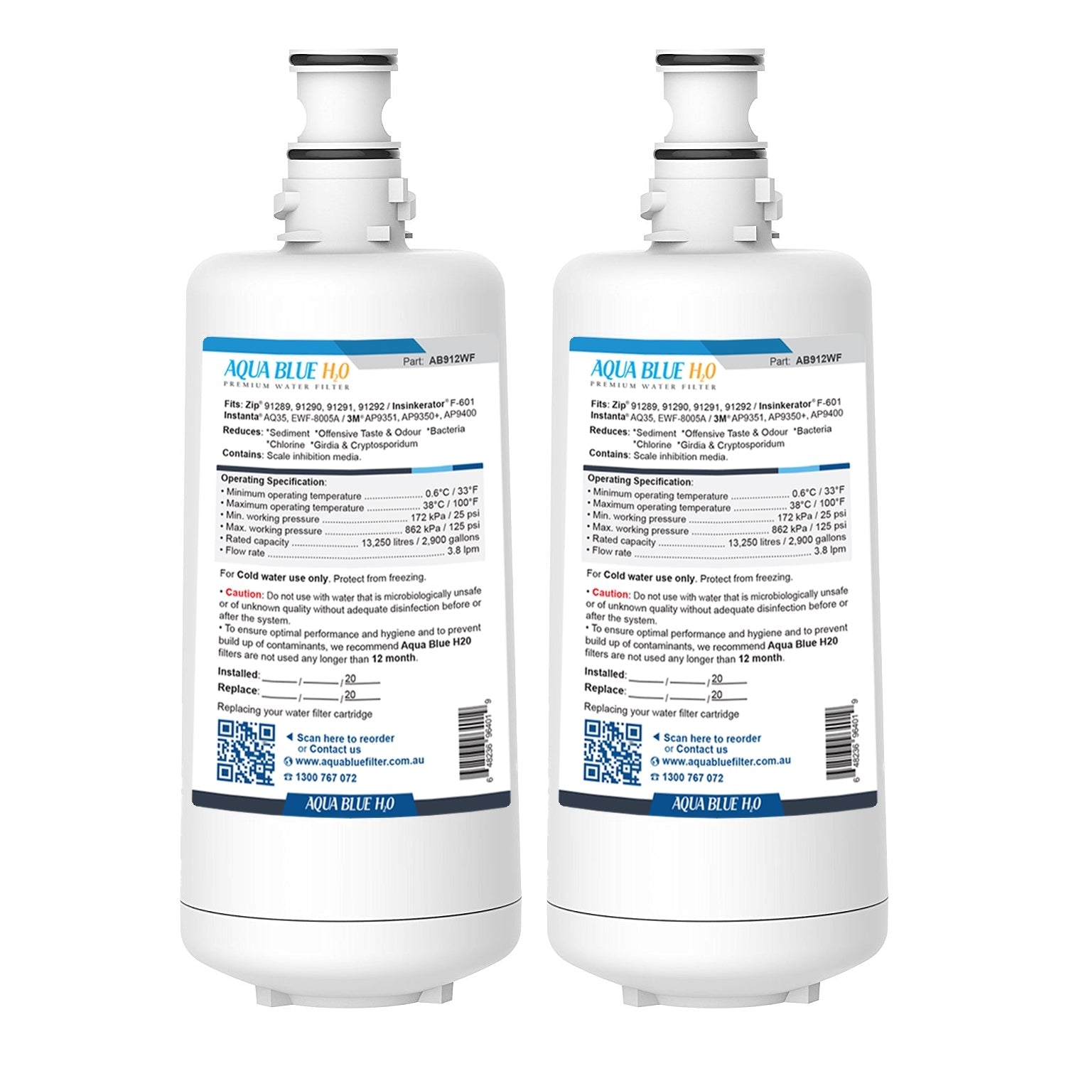 ZIP GlobalPlus Generic Replacement Water Filter 91292 - WATER FILTER DISTRIBUTORS