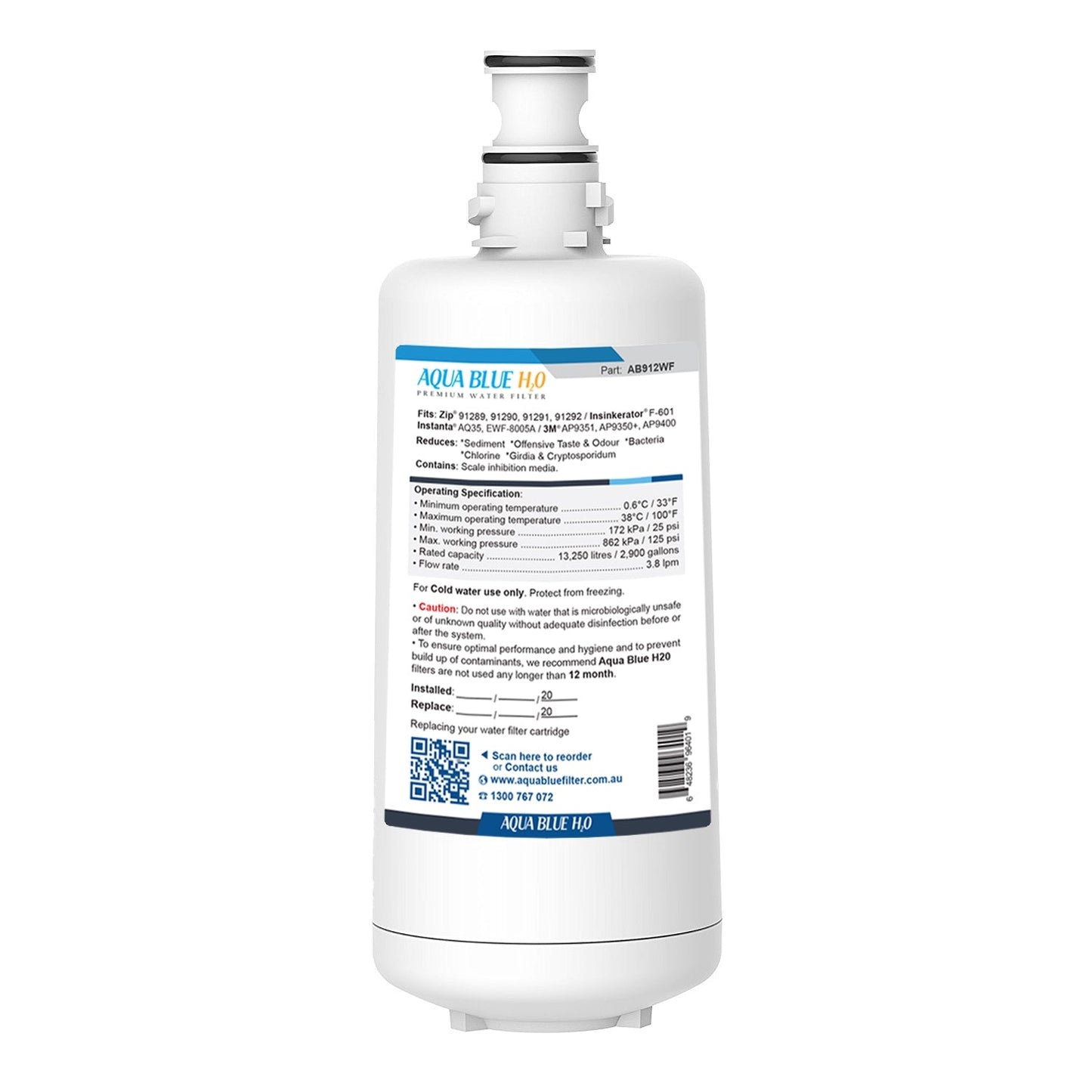 ZIP GlobalPlus Generic Replacement Water Filter 91292 - WATER FILTER DISTRIBUTORS