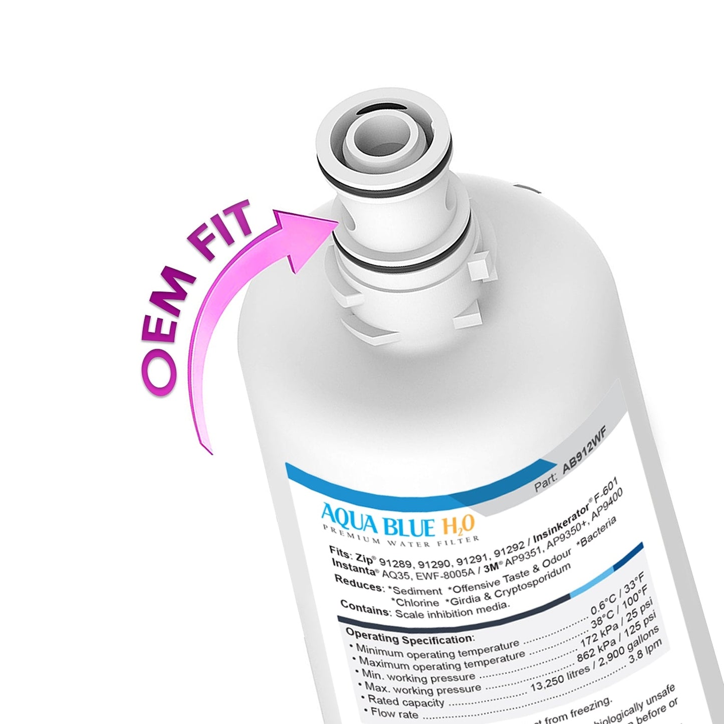 ZIP GlobalPlus Generic Replacement Water Filter 91292 - WATER FILTER DISTRIBUTORS
