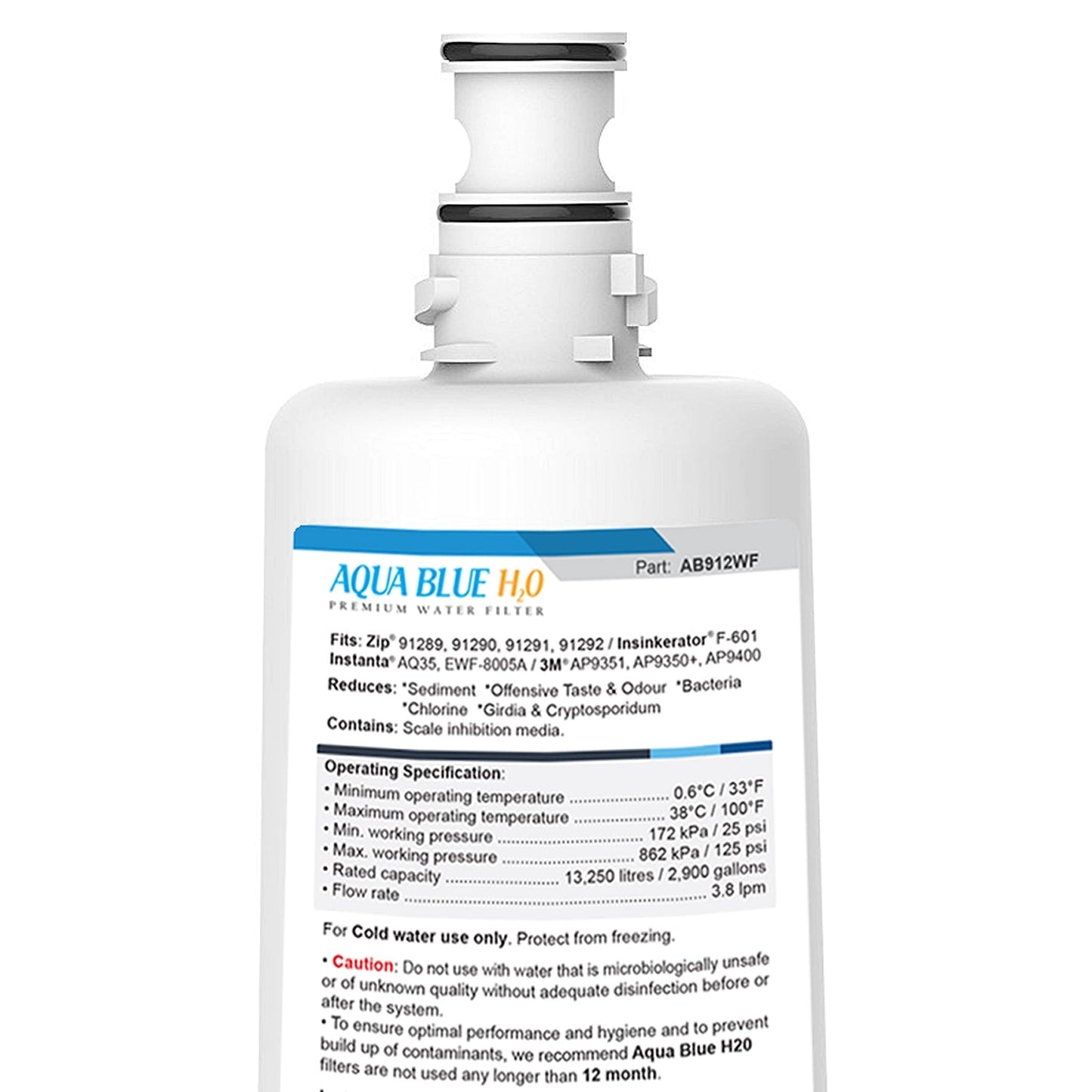 ZIP GlobalPlus Generic Replacement Water Filter 91292 - WATER FILTER DISTRIBUTORS